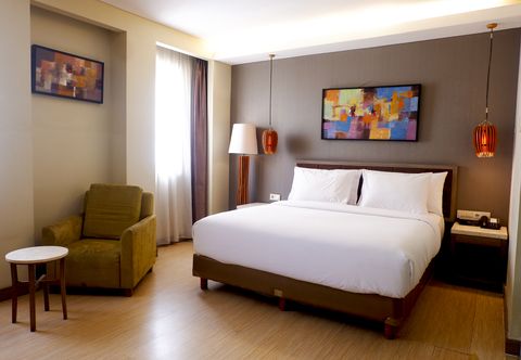卧室 Caspella Suites Hotel Kemayoran