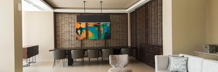 Lobby Nice 2BR Apartment at Branz BSD City By Travelio