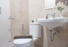 In-room Bathroom 3 Best Deal and Homey 2BR Transpark Cibubur Apartment By Travelio