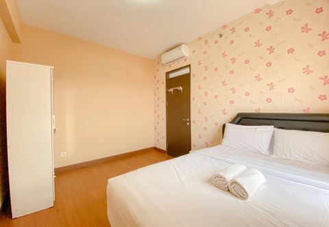 침실 The Serene 2BR at Apartment Mekarwangi Square Cibaduyut By Travelio