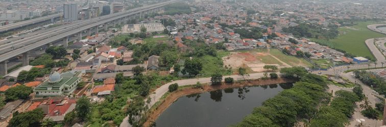 Lobby Modern Look Studio Apartment at Grand Kamala Lagoon By Travelio