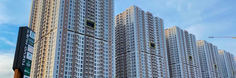 Lobby Modern and Comfy Look 2BR Apartment at Tokyo Riverside PIK 2 By Travelio