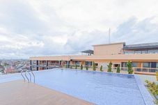 外部的 Studio Minimalist at Apartment Altuz Seturan Yogyakarta By Travelio