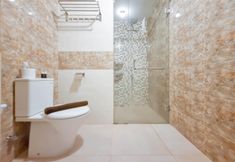 In-room Bathroom 7 Cozy and Enjoy Living 1BR Apartment at Mataram City By Travelio