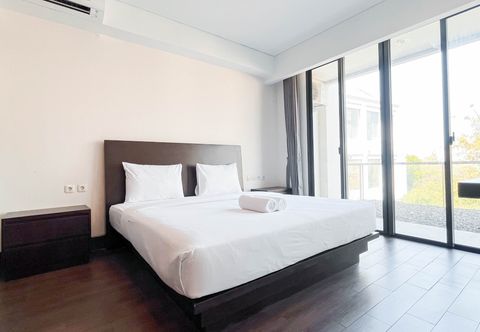 卧室 Scenic and Comfortable 2BR (No Kitchen) at Skales Residence Nusa Dua Bali Apartment By Travelio