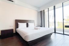 卧室 Scenic and Comfortable 2BR (No Kitchen) at Skales Residence Nusa Dua Bali Apartment By Travelio