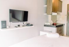 Bedroom 4 Nice and Fancy Studio at Apartment Serpong Garden By Travelio