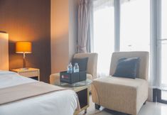 침실 3 Comfortable Studio at Apartment Tamansari Semanggi By Travelio
