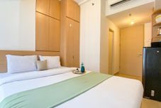 Bedroom Well Designed and Cozy Studio Tokyo Riverside PIK 2 Apartment By Travelio