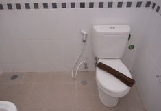 In-room Bathroom 7 Homey and Cozy Studio at Trimezia Beverly 90210 Apartment By Travelio