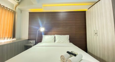 Bedroom 2 Cozy Stay and Warm Studio Room at Patraland Urbano Apartment By Travelio