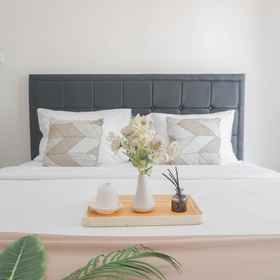 Bedroom 1 Daan Mogot City Apartment By Travelio의 아늑하고 완비된 스튜디오, 인도마렛 다안 모고트 2 호텔