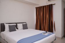 Bedroom Spacious and Minimalist Studio Apartment at Paramount Skyline By Travelio