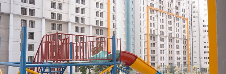 Lobby Spacious and Minimalist Studio Apartment at Paramount Skyline By Travelio