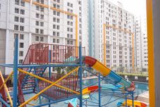 Lobby Spacious and Minimalist Studio Apartment at Paramount Skyline By Travelio