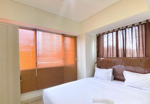 Bedroom Homey and Good Choice 2BR at Meikarta Apartment By Travelio