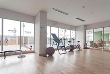 Fitness Center Cozy Stay and Good 2BR Apartment at Mekarwangi Square Cibaduyut By Travelio
