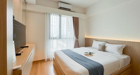 臥室 2 Brand New and Homey 3BR at Sky House BSD Apartment By Travelio