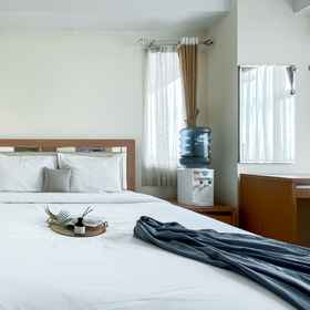 Bedroom 1 Fully Furnished Studio near D'Mall at Margonda Residence 3 Apartment By Travelio, SDN Cilodong 2 Hotels