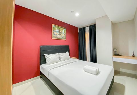 Bedroom Comfortable and Elegant 1BR at Patraland Amarta Apartment By Travelio