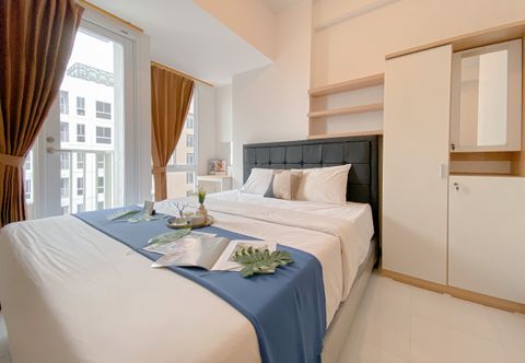 Phòng ngủ Comfortable and Nice Studio at 31th Floor Tokyo Riverside PIK 2 Apartment By Travelio