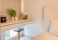 Bedroom 4 Comfy and Warm Studio at 9th Floor Tokyo Riverside PIK 2 Apartment By Travelio
