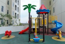 Entertainment Facility Well Designed and Stunning 2BR Apartment at Vittoria Residence By Travelio