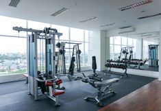 Fitness Center 7 Stunning and Best Deal 2BR Apartment at Vittoria Residence By Travelio