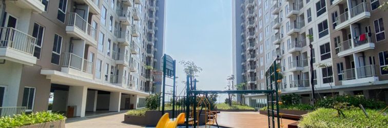 Lobby Well Designed and Stunning 2BR at Tokyo Riverside PIK 2 Apartment By Travelio