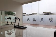 ห้องออกกำลังกาย Nice and Fancy 1BR at Easton Park Apartment By Travelio