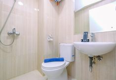 In-room Bathroom 6 Comfy and Good Deal Studio at Sentul Tower Apartment By Travelio