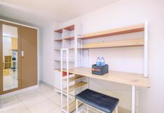 Common Space 3 Minimalist and Best Homey Studio at Dave Apartment By Travelio
