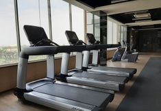 Fitness Center 7 Tidy and Cozy Studio Apartment at Springwood Residence Tangerang By Travelio