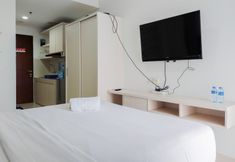 Kamar Tidur 3 Serene and Tidy Studio at Springwood Residence Tangerang Apartment By Travelio