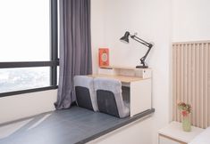 Bilik Tidur 4 Warm and Cozy Studio at Collins Boulevard Apartment By Travelio