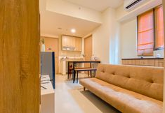 Common Space 3 Brand New 1BR Apartment with Working Room at Meikarta By Travelio