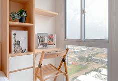 Bedroom 5 Enjoy and Cozy Studio at Tokyo Riverside PIK 2 Apartment By Travelio