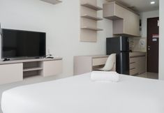 Bedroom 2 Relaxing and Elegant Studio Apartment at Springwood Residence By Travelio