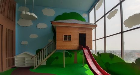 Lobby 2 Relaxing and Elegant Studio Apartment at Springwood Residence By Travelio