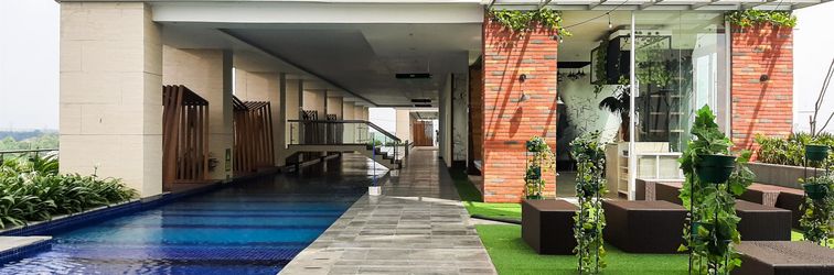 로비 Minimalist and Comfy Studio Apartment B Residence By Travelio