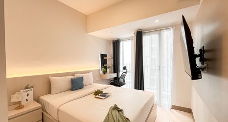 Bedroom 2 Spacious Combined and Nice 2BR at Tokyo Riverside PIK 2 Apartment By Travelio