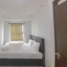 Bedroom 1 Homey and Comfortable 2BR Apartment at Mekarwangi Square Cibaduyut By Travelio, Cv. Sumber Jaya Maxima Hotels