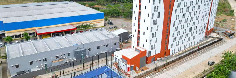 Lobby Comfortable Studio Room (No Kitchen) at Bandaraya Apartment Tallasa City Makassar By Travelio