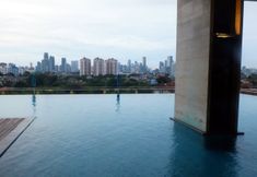 Hồ bơi 7 Homey and Nice Studio Apartment at Kemang Mansion By Travelio