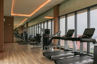 Fitness Center 4 Strategic and Modern Designed 1BR Apartment Arumaya Residence By Travelio