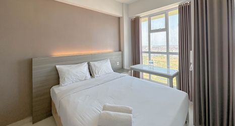 Bilik Tidur 2 Good Deal Stunning Studio (No Kitchen) Apartment at Taman Melati Surabaya By Travelio