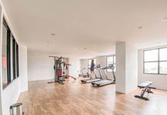 Fitness Center 6 Modern and Comfortable Studio at Apartment The Alton By Travelio