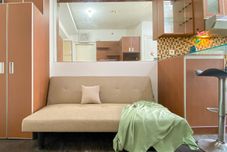 Lobby Elegant and Good Choice 2BR at Green Pramuka City Apartment By Travelio