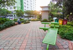 Fitness Center 5 Comfortable and Good Place 2BR at Green Pramuka City Apartment By Travelio