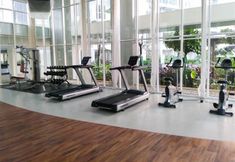 Fitness Center 7 Cozy and Good Furnished Studio at Casa de Parco Apartment By Travelio